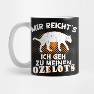 Ozelot Besitzer Liebhaber Spruch Vintage Retro Fan Mug